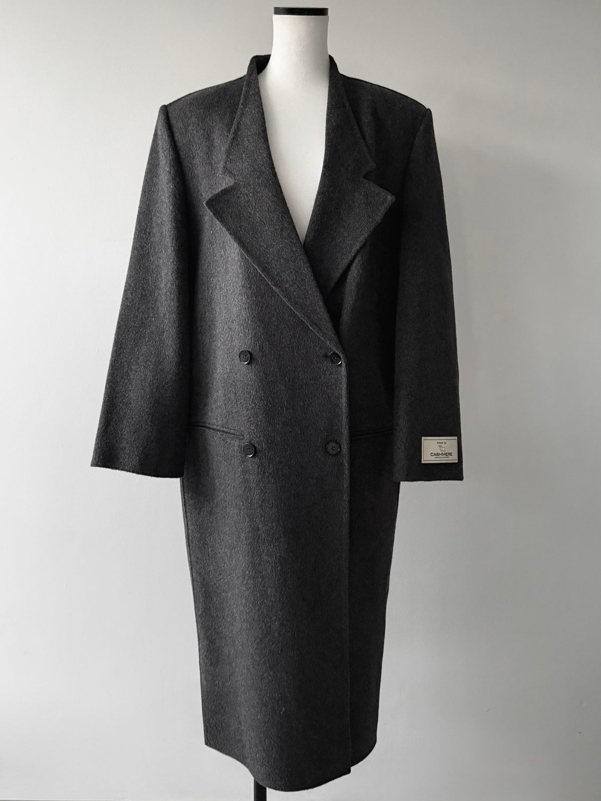 【AMOMMA】CASHMERE PADDED LONG COAT
