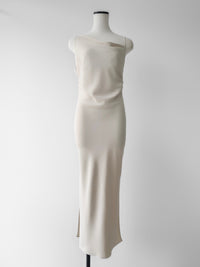 Asymmetric drape camisole dress
