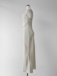 Asymmetric drape camisole dress