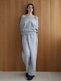【SAMPLE SALE / célon】loose sweat pants