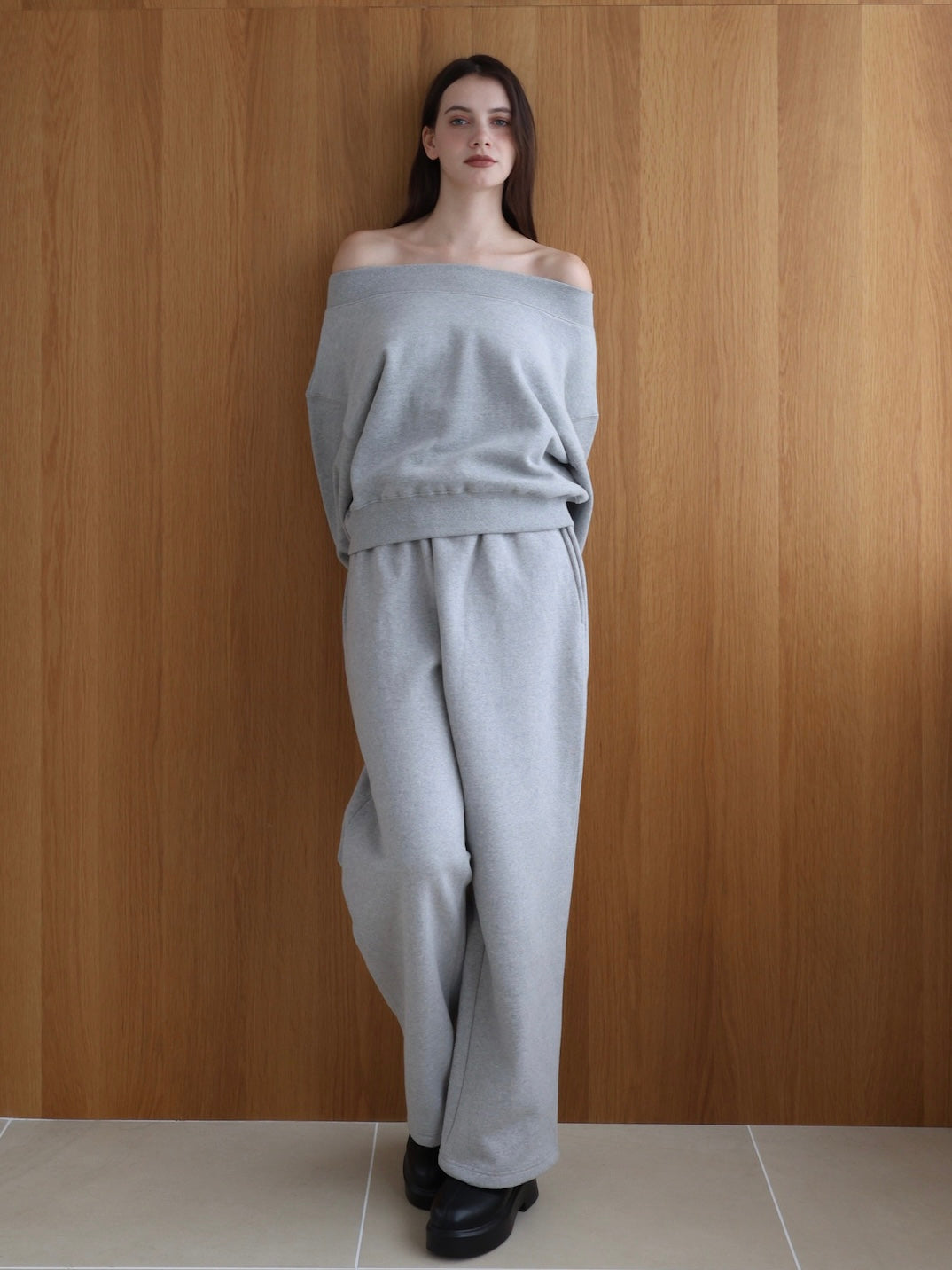 【SAMPLE SALE / célon】loose sweat pants