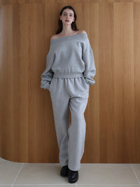 【SAMPLE SALE / célon】loose sweat pants