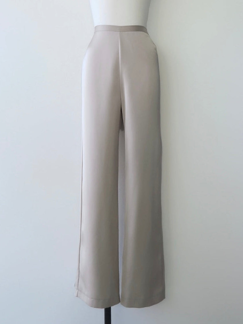 【NOWNS】Alma | Satin sleek pants