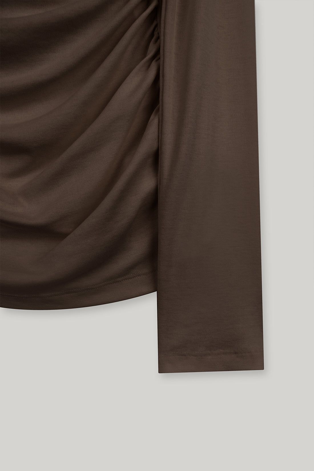 【ELBORN】Ciara Drape Shirring Top