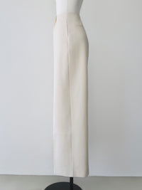 minimal wide trousers