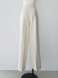 minimal wide trousers