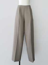 minimal wide trousers