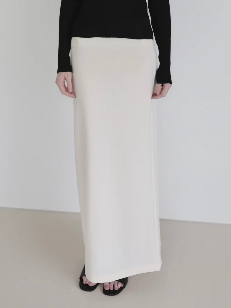 【NOWNS】Inès | Soft banding maxi skirt
