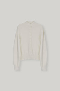 【ELBORN】Armelle High-neck Wool Cardigan