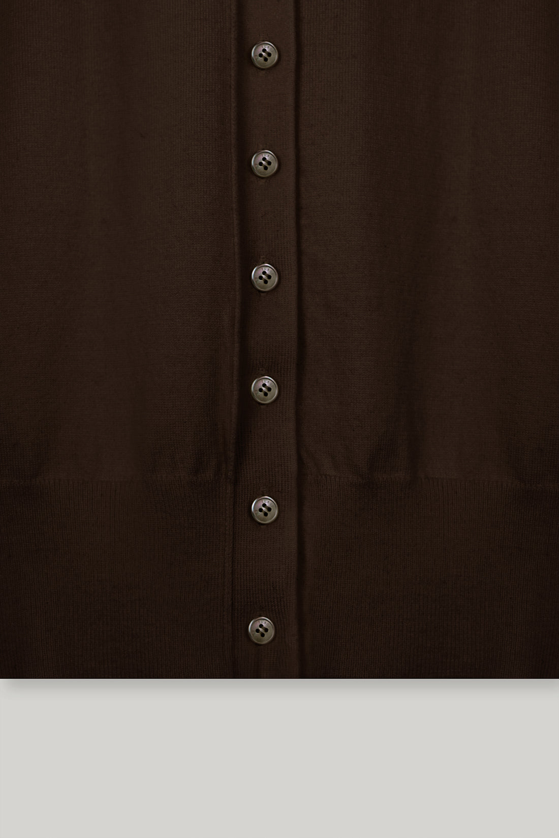 【ELBORN】Armelle High-neck Wool Cardigan