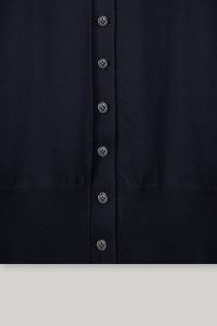 【ELBORN】Armelle High-neck Wool Cardigan