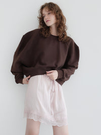 【AMOMMA】PUFF SLEEVE SWEAT - 起毛なし -