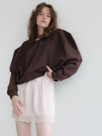 【AMOMMA】PUFF SLEEVE SWEAT - 起毛なし -