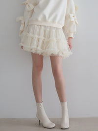 【AMOMMA】AUDREY TIERED TULLE SKIRT