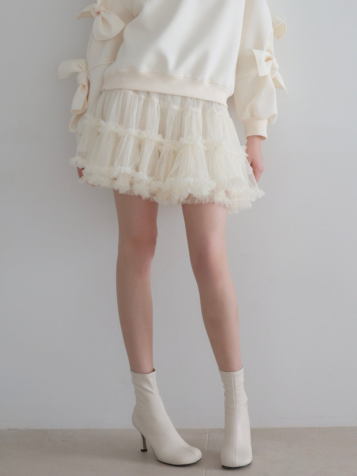 【AMOMMA】AUDREY TIERED TULLE SKIRT