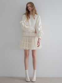 【AMOMMA】AUDREY TIERED TULLE SKIRT
