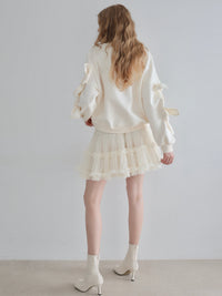 【AMOMMA】AUDREY TIERED TULLE SKIRT