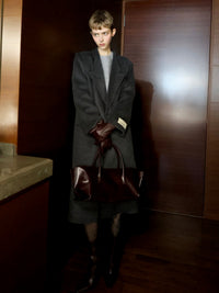 【AMOMMA】CASHMERE PADDED LONG COAT