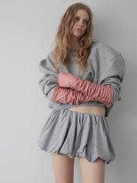 【AMOMMA】PUFF SLEEVE SWEAT - 起毛なし -