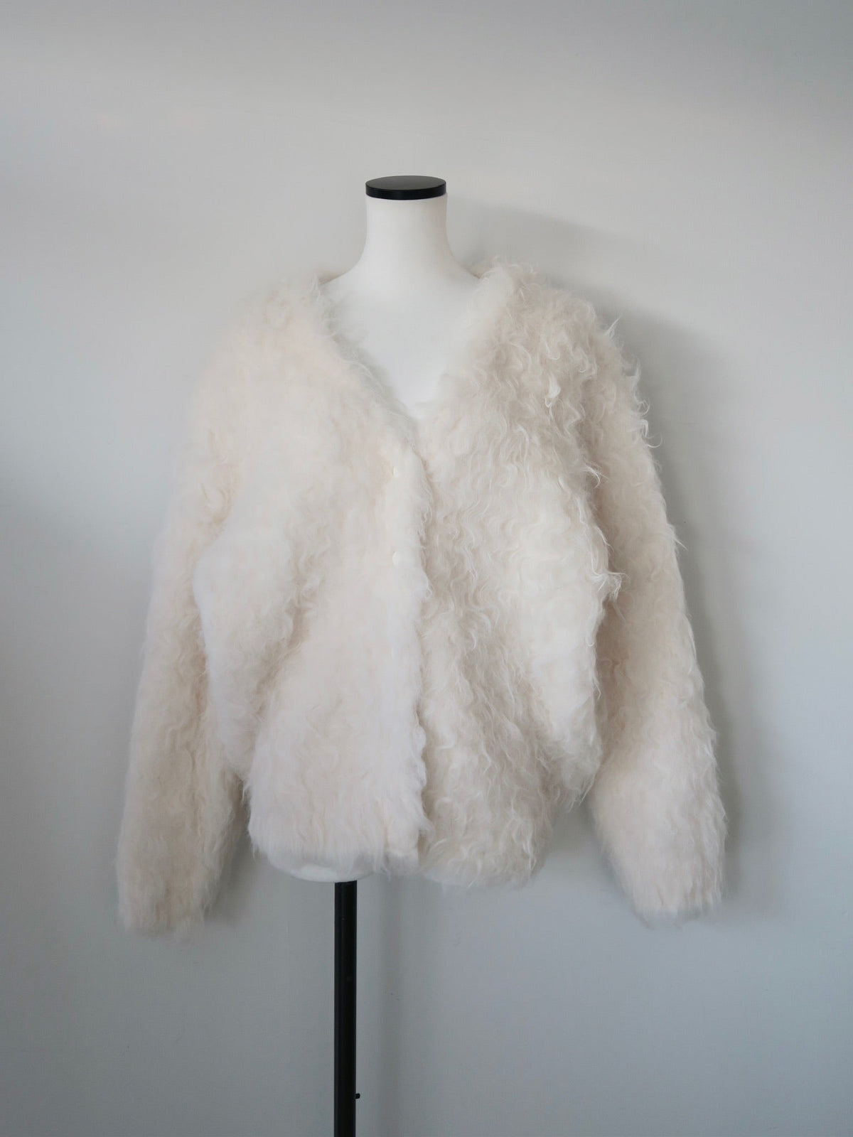 [ SAMPLE SALE ] wool shaggy cardigan