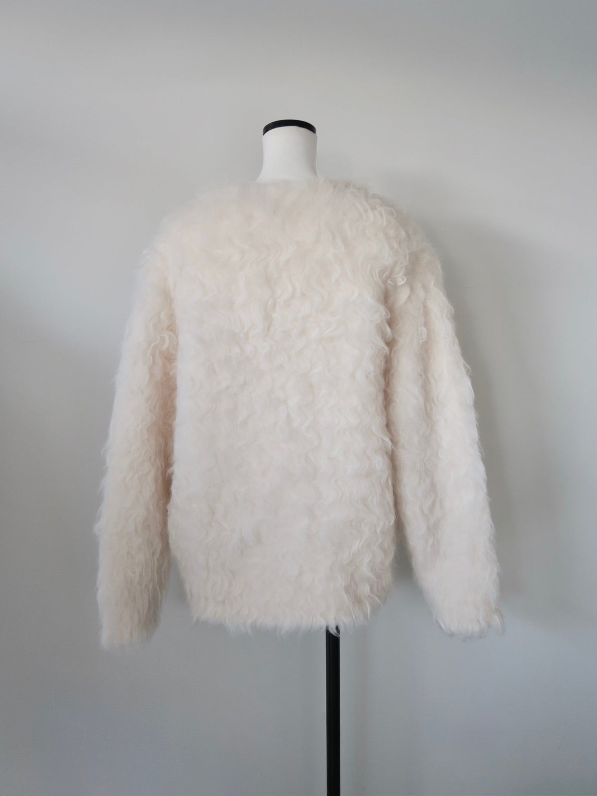 [ SAMPLE SALE ] wool shaggy cardigan