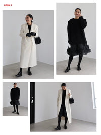 【AMOMMA】CASHMERE PADDED LONG COAT