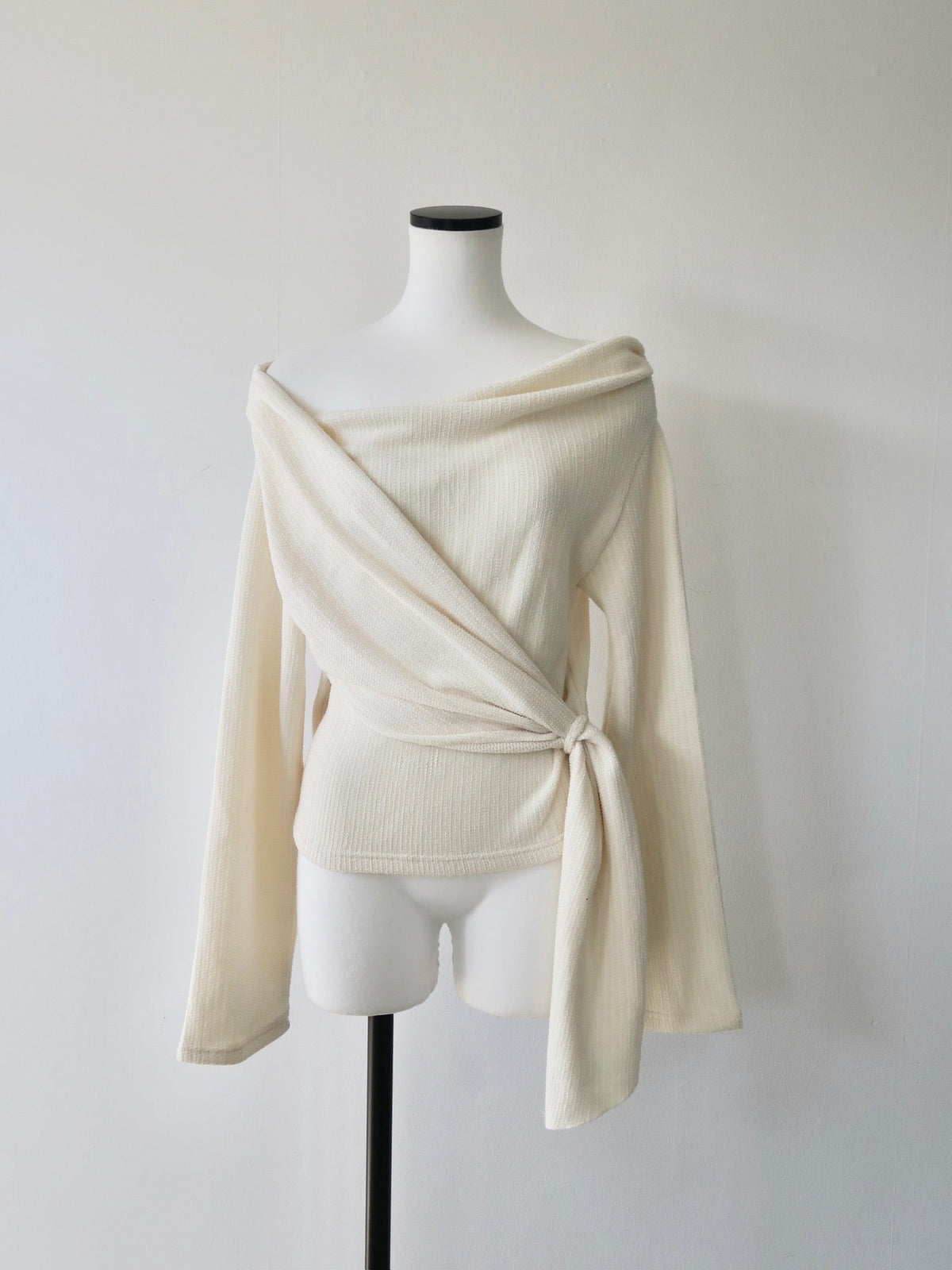 【SAMPLE SALE / miies miim】off shoulder drape tops