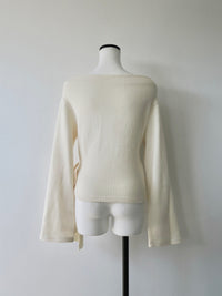 【SAMPLE SALE / miies miim】off shoulder drape tops