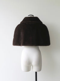 【célon】Collared Fur Cape