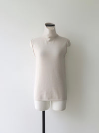 【célon】cashmere sleeveless knit