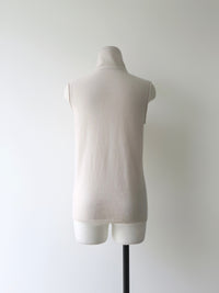 【célon】cashmere sleeveless knit