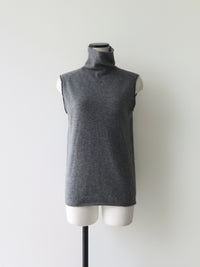 【célon】cashmere sleeveless knit