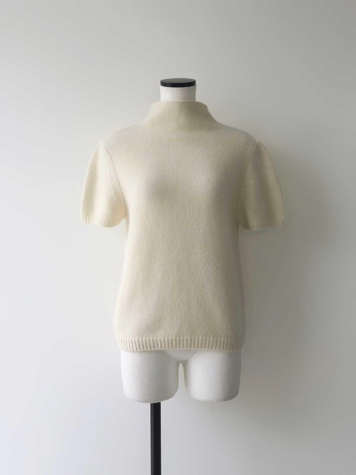 【célon】racoon half sleeve knit
