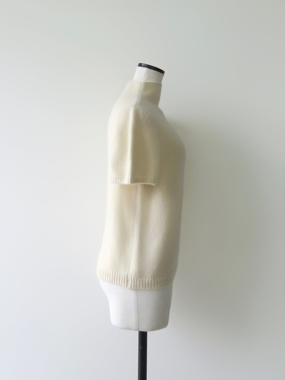 【célon】racoon half sleeve knit
