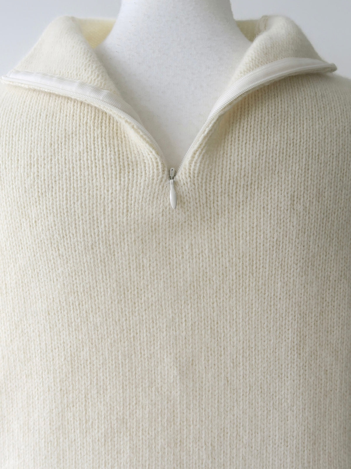 【célon】racoon half sleeve knit