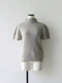 【célon】racoon half sleeve knit