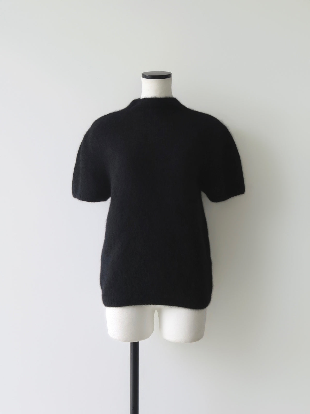 【célon】racoon half sleeve knit