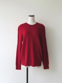 【NOWNS】Alice | Red Wool Ensemble Knit