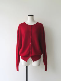 【NOWNS】Alice | Red Wool Ensemble Knit