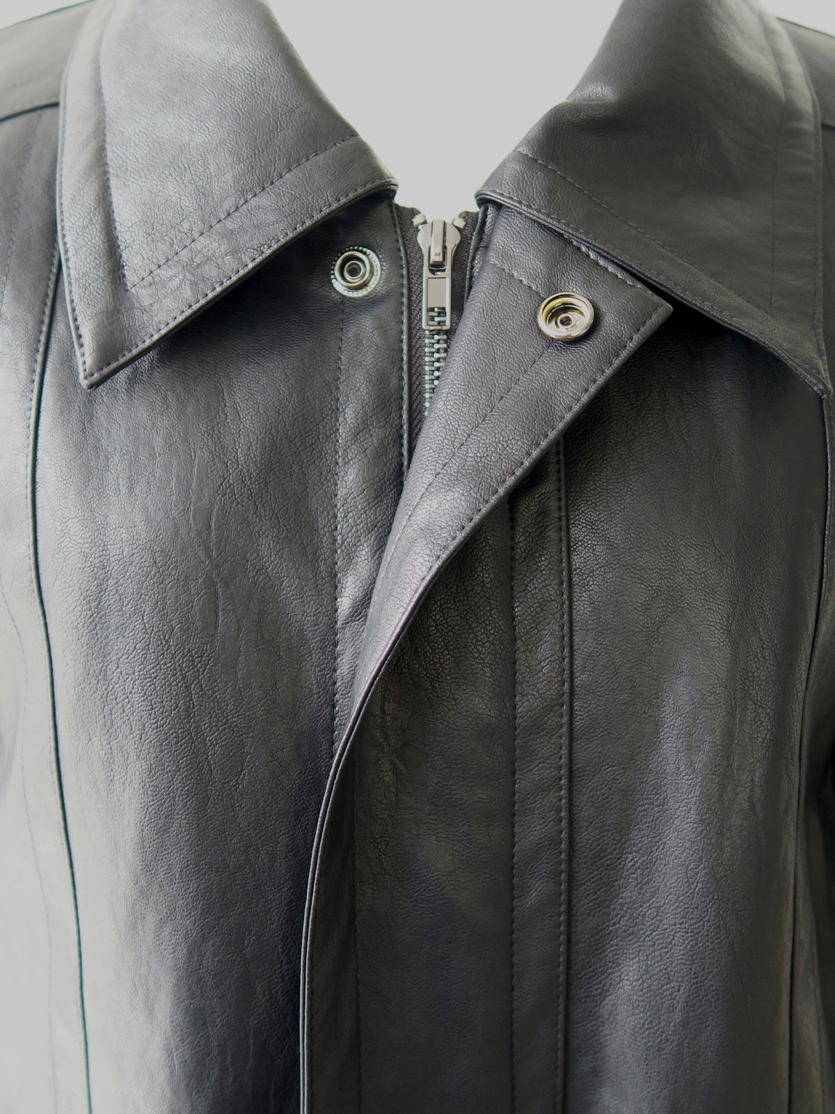 【NOWNS】Noa | Leather cargo jacket