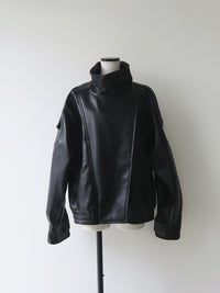 【NOWNS】Victoire | Oversized leather jacket