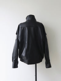 【NOWNS】Victoire | Oversized leather jacket