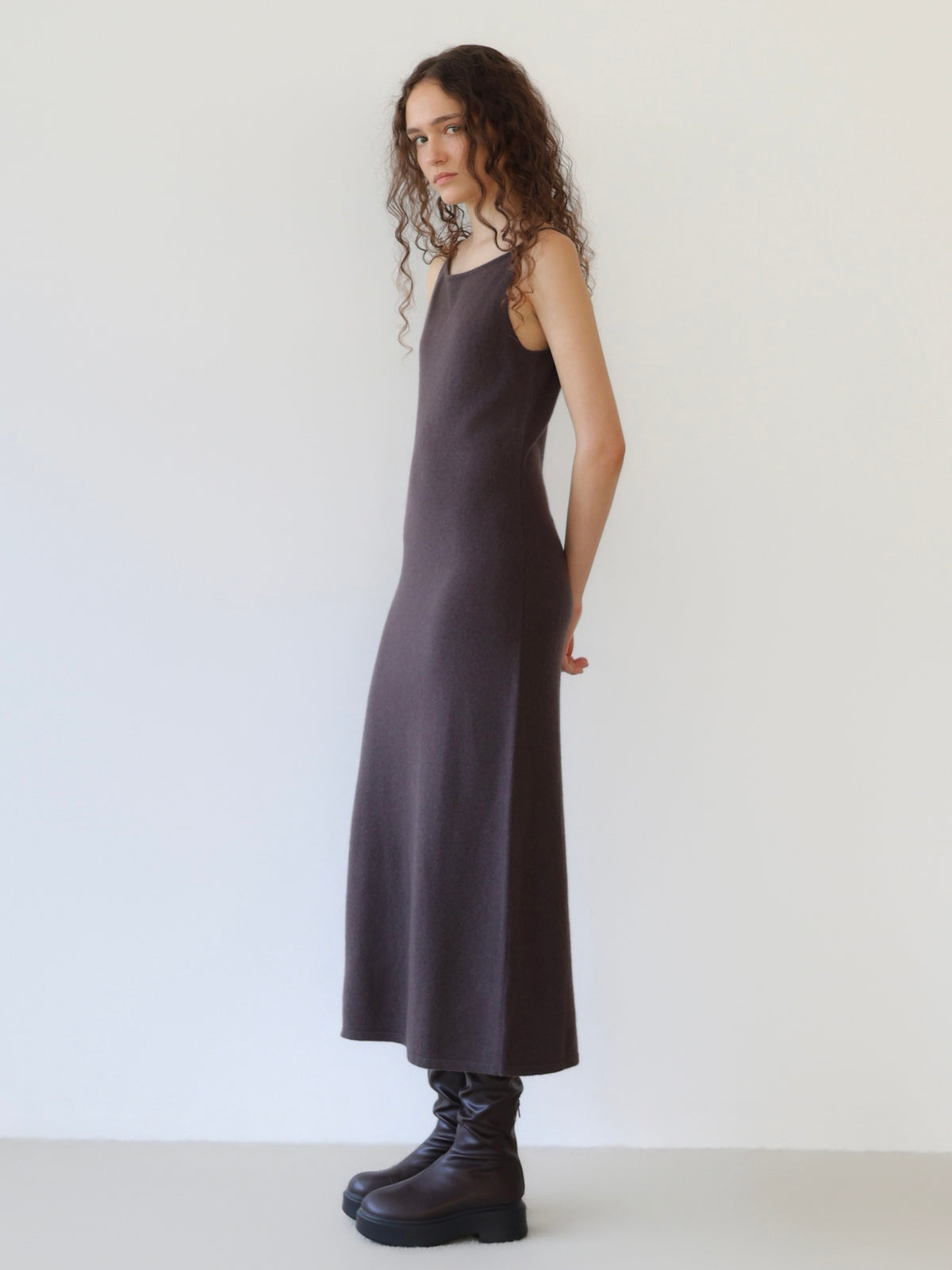 volume sole long boots