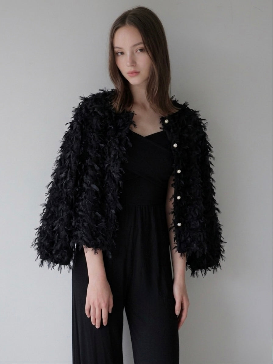 【SAMPLE SALE / AMOMMA】FRILL TEXTURE JACKET