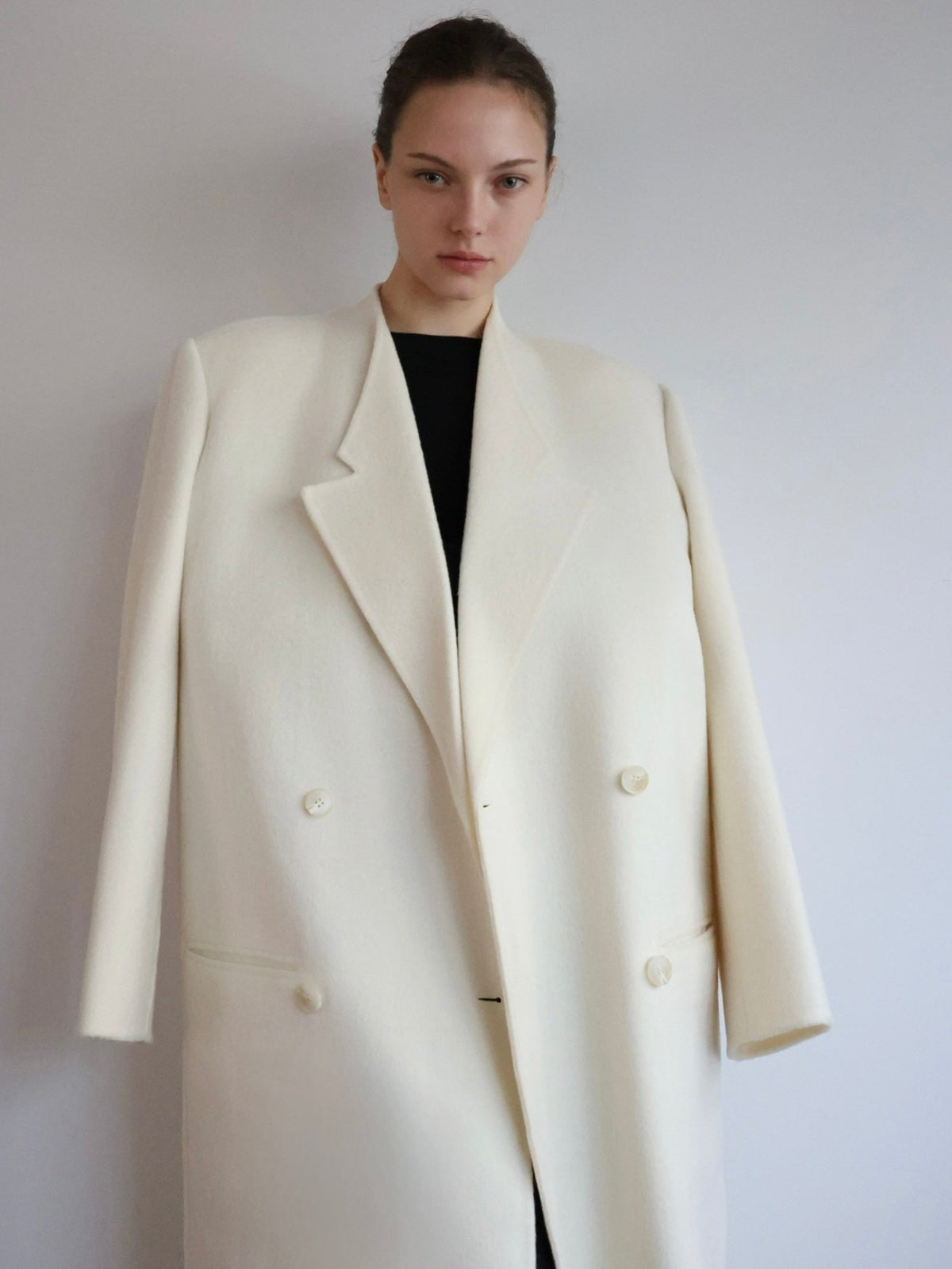 【AMOMMA】CASHMERE PADDED LONG COAT