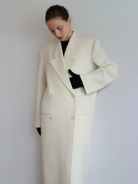 【AMOMMA】CASHMERE PADDED LONG COAT