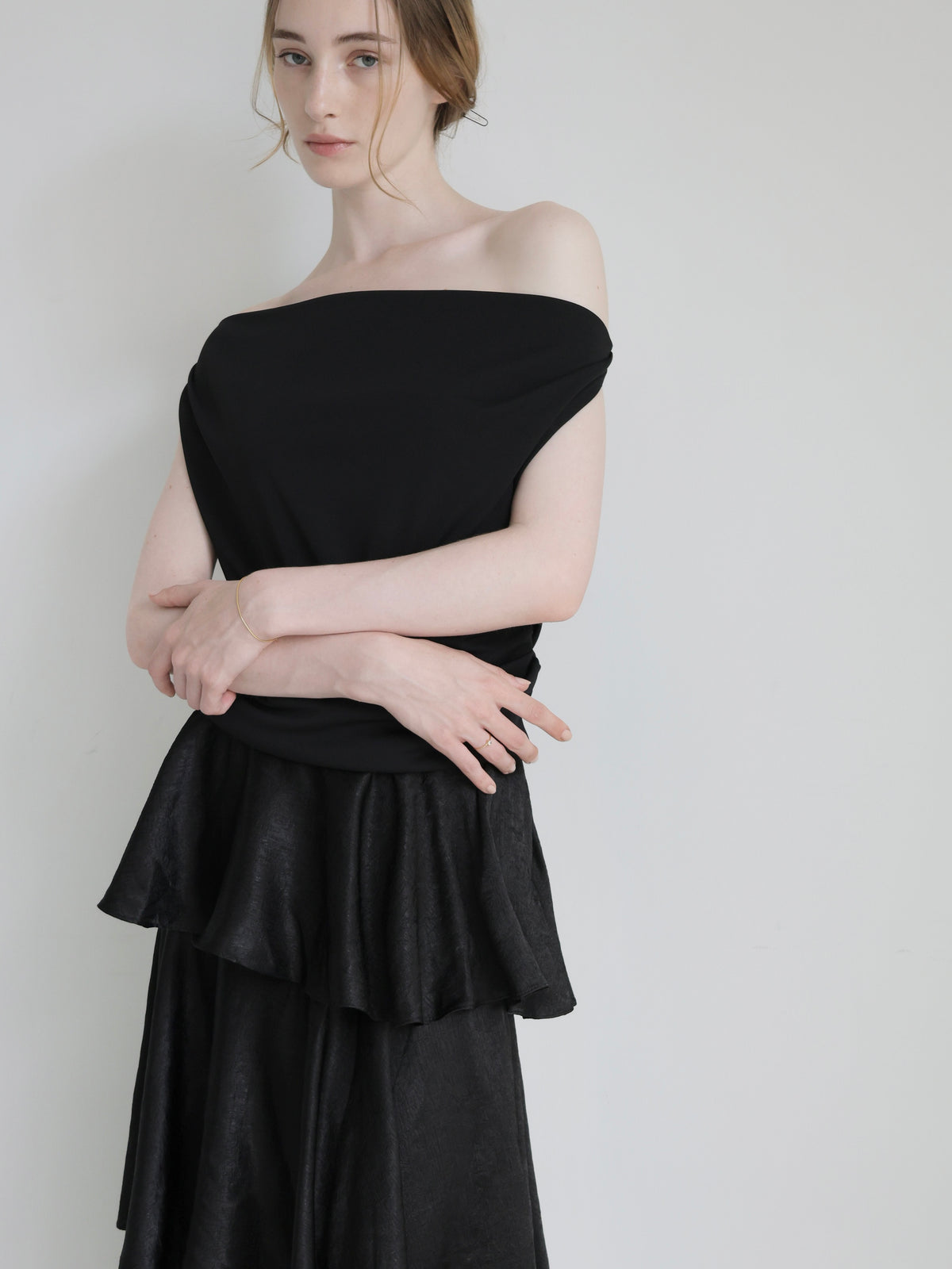 Fluid Draped Neck Top