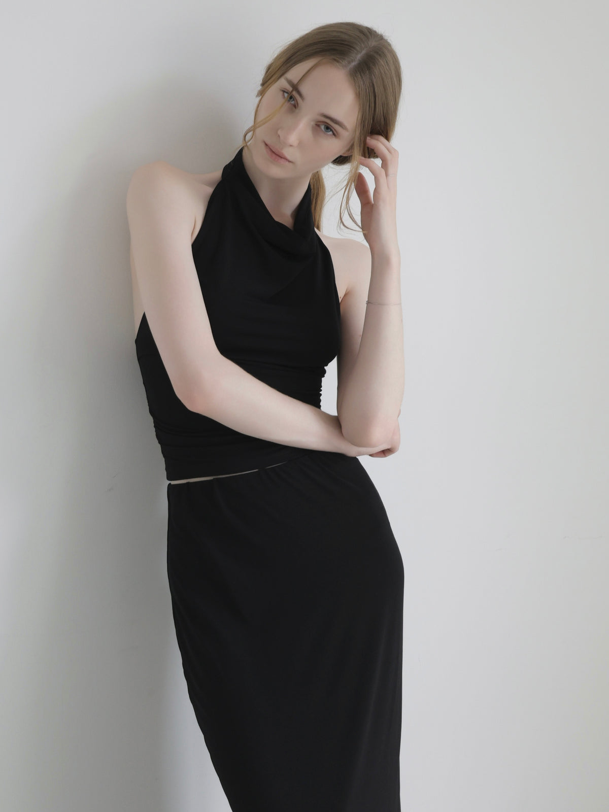 fluid halter neck set