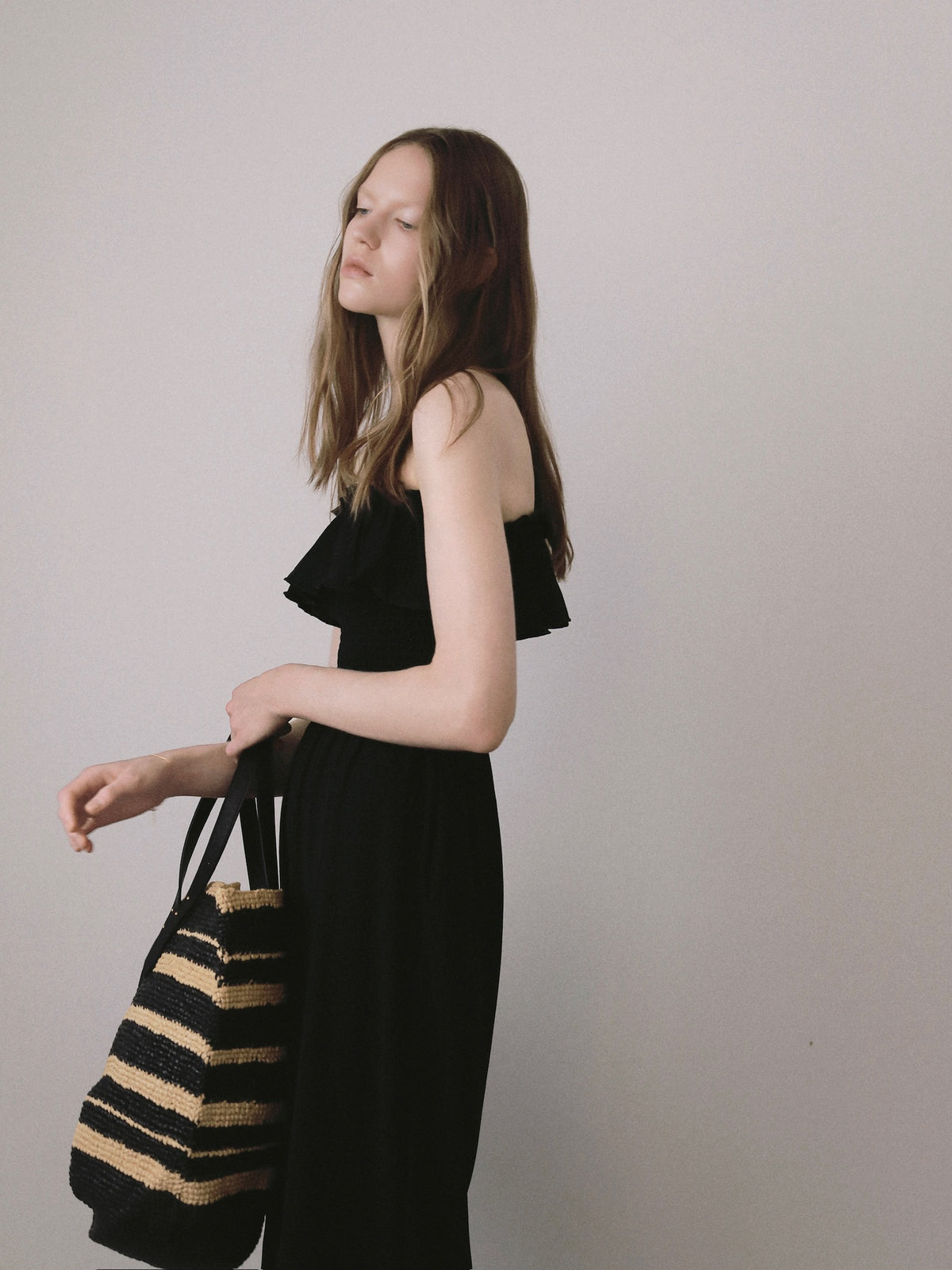 frill maxi jumpsuit
