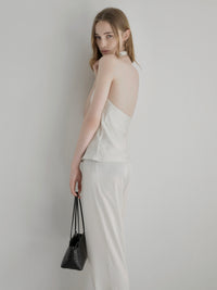 satin touch halter top